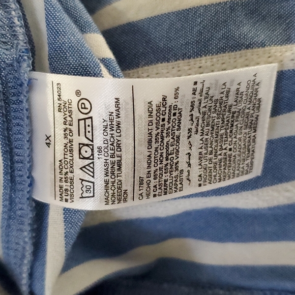 New Old Navy Striped Wrapped Maxi Dress - Picture 6 of 8